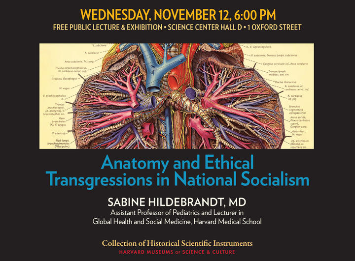 Anatomy and Ethical Transgressions in National Socialism event poster