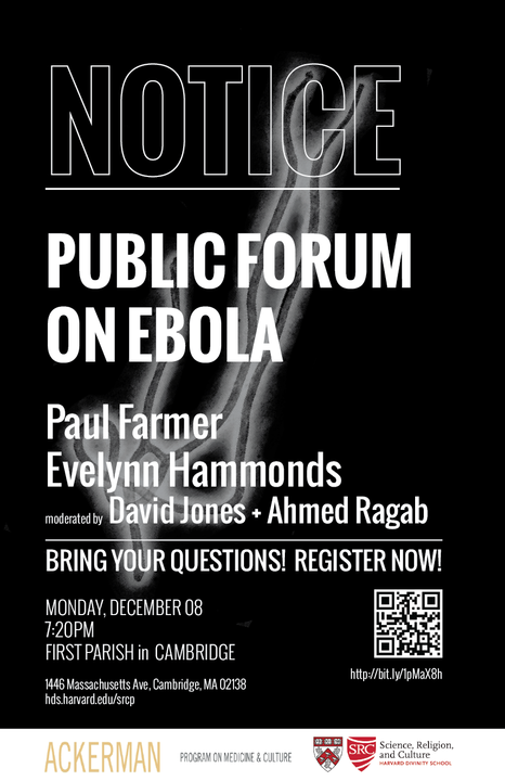 Public Forum on Ebola poster