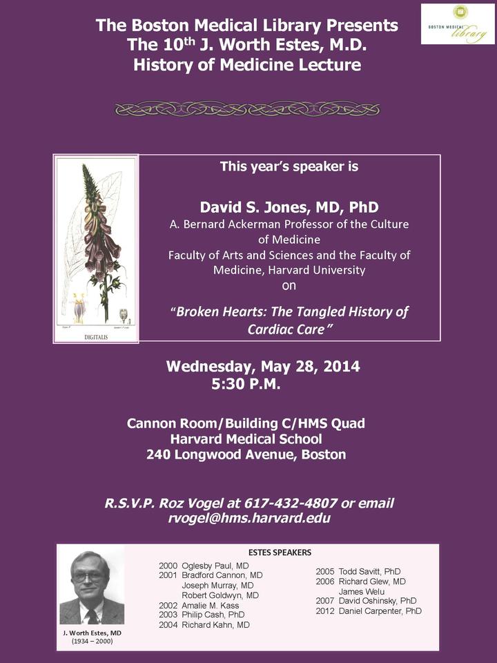 2014 Estes Lecture Poster